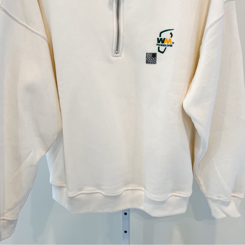 Abercrombie & Fitch Waste Management Golf Tournament Half Zip Sweatshirt Large - Picture 5 of 13